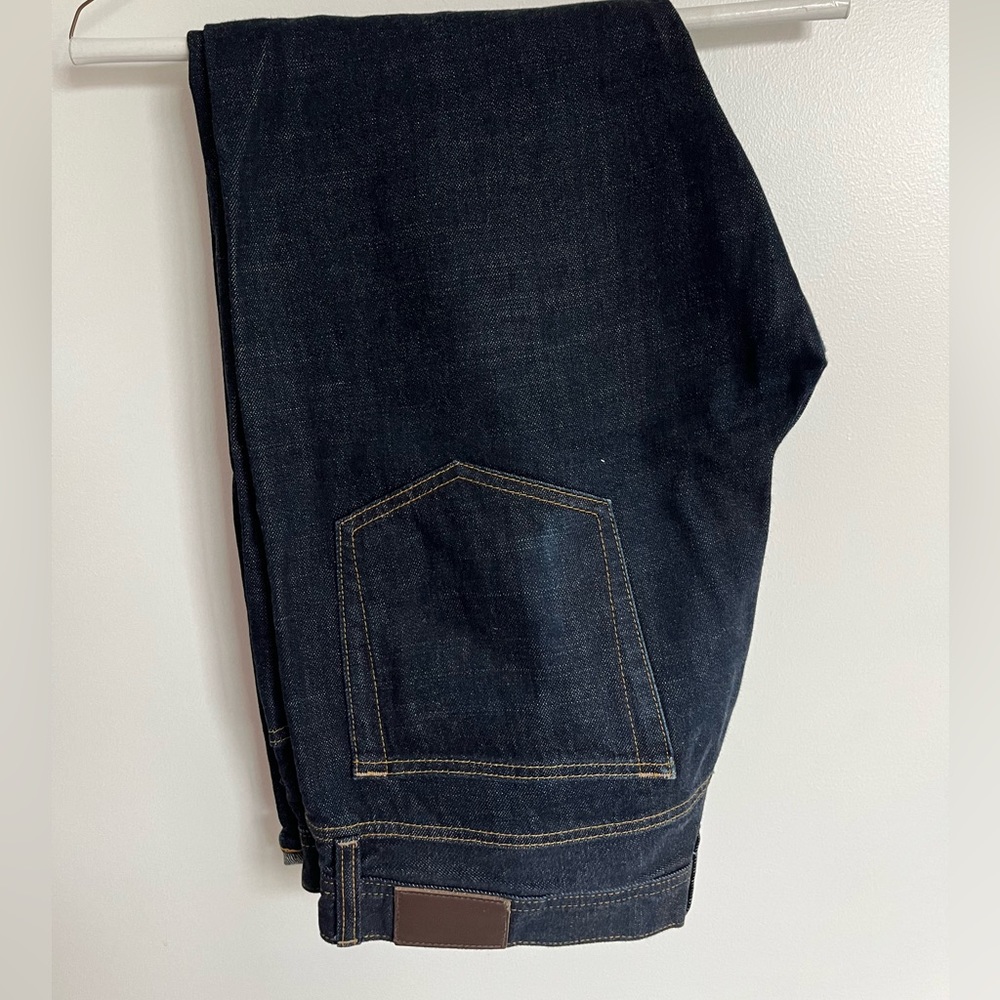 J Crew straight cut selvedge denim jeans size 33/30, only worn a few times